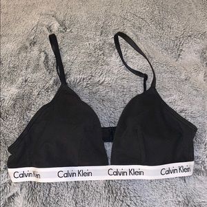 CK Modern Cotton Triangle Bra
